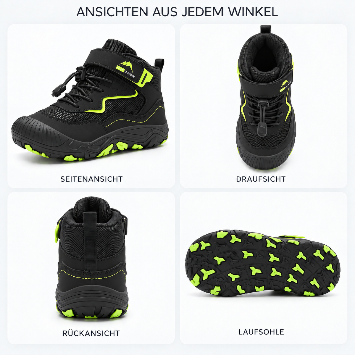 Nordspur | Kinder-Mittelhoch-Wanderstiefel