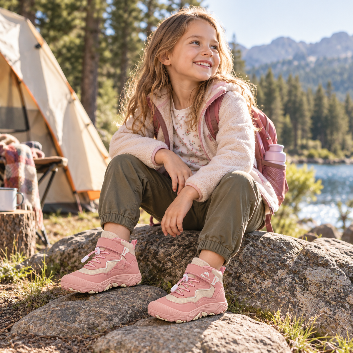 Nordspur | Kinder-Mittelhoch-Wanderstiefel