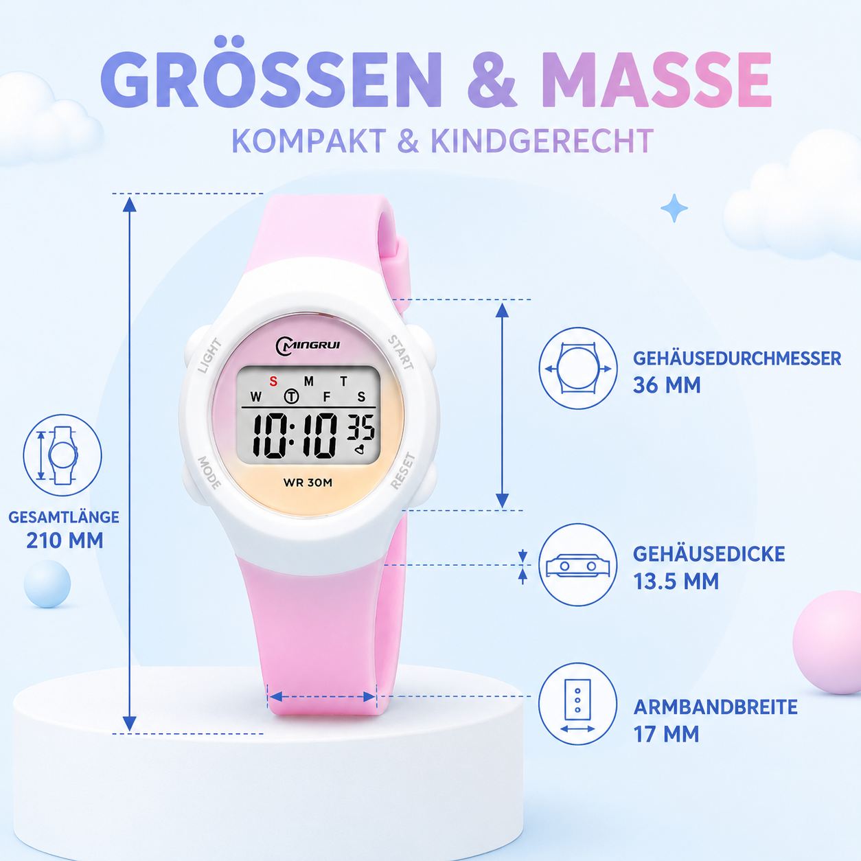 Nordspur | Kinder Digitale Sportuhr