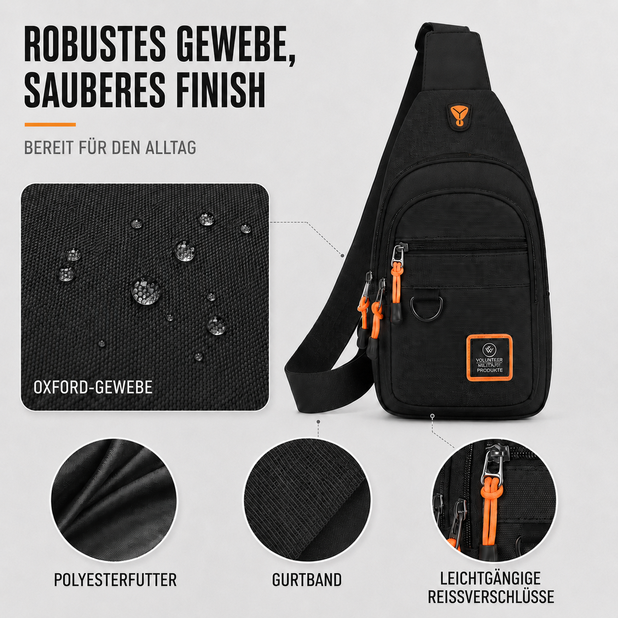 Nordspur | Kleine Crossbody-Umhängetasche