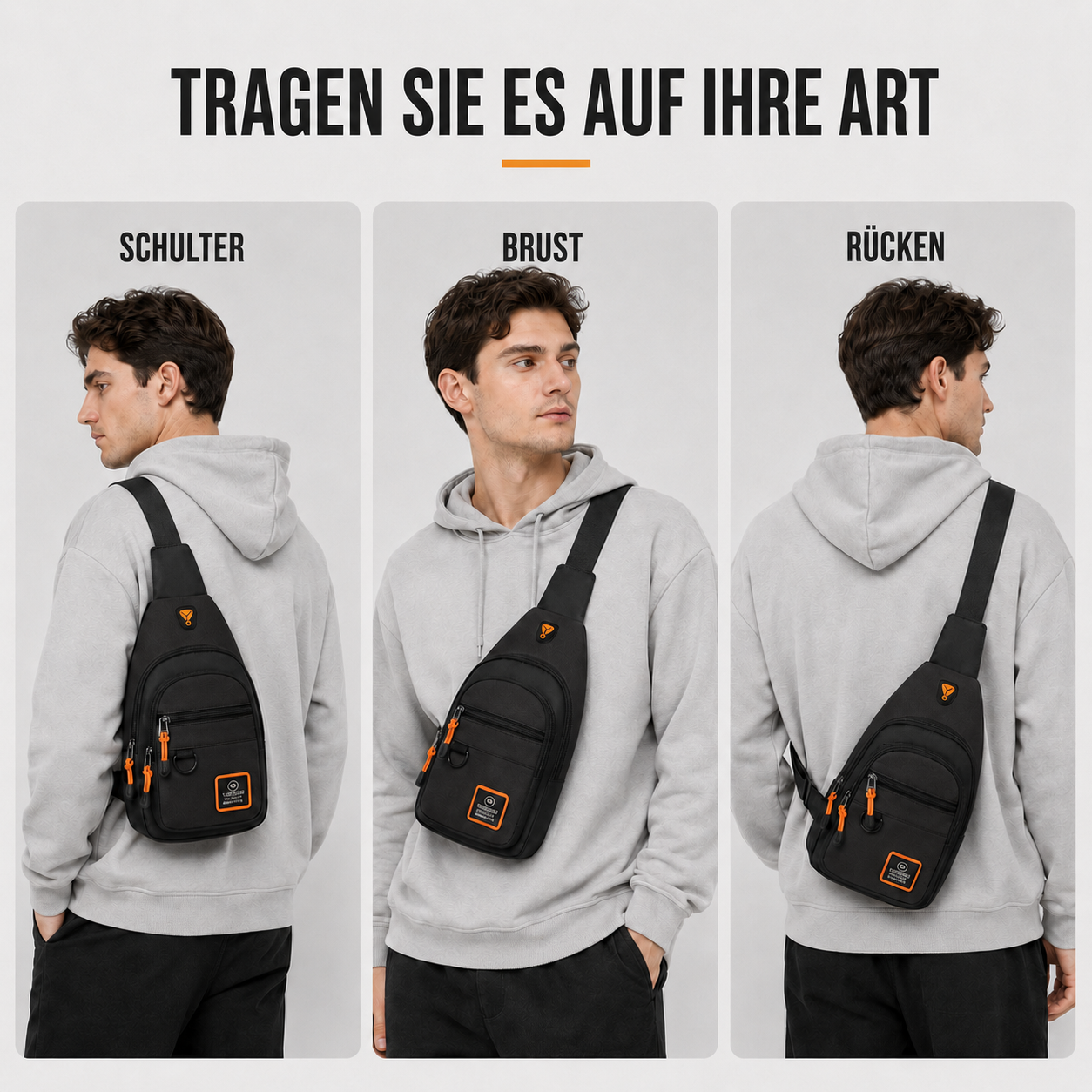 Nordspur | Kleine Crossbody-Umhängetasche