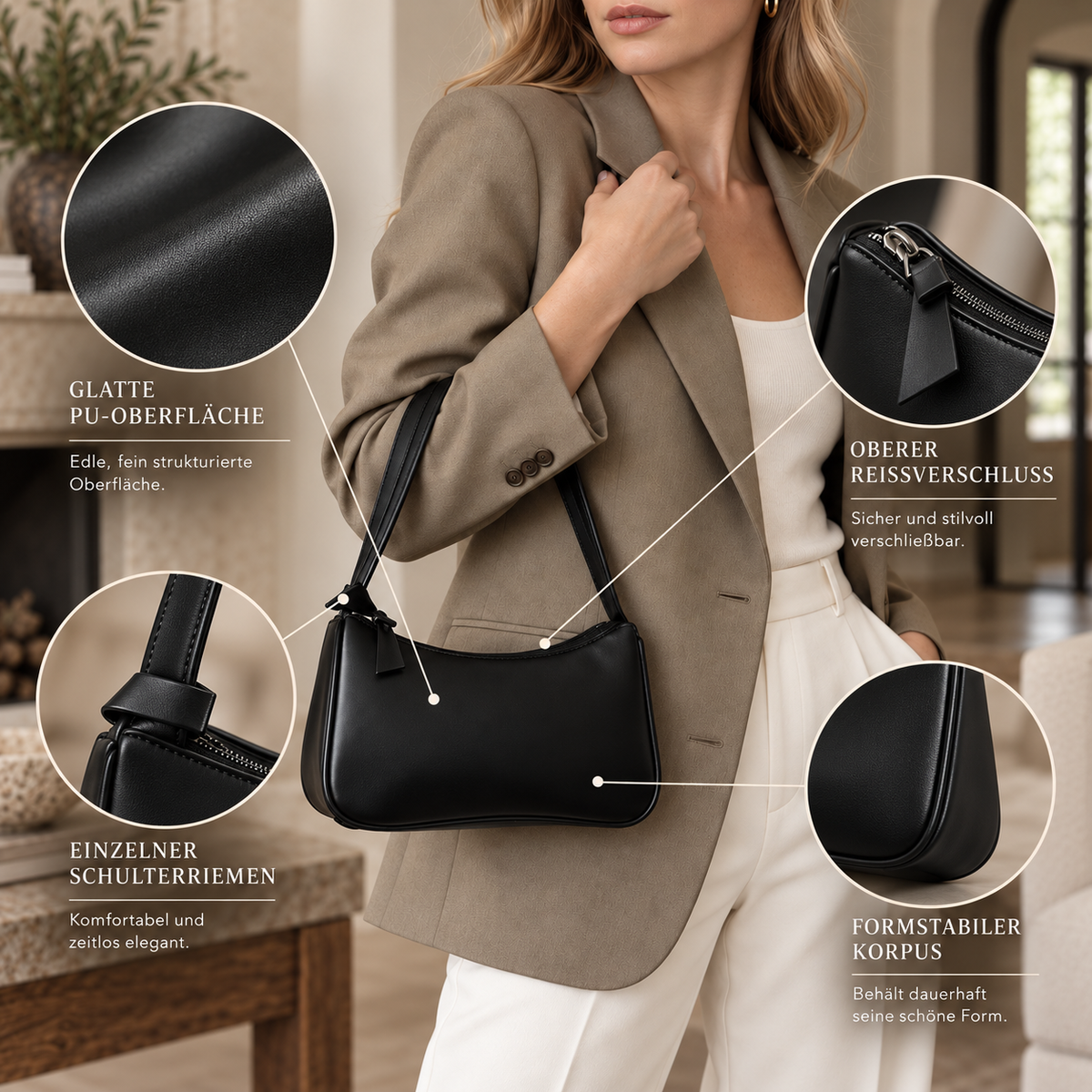 Nordspur | Kleine Schultertasche