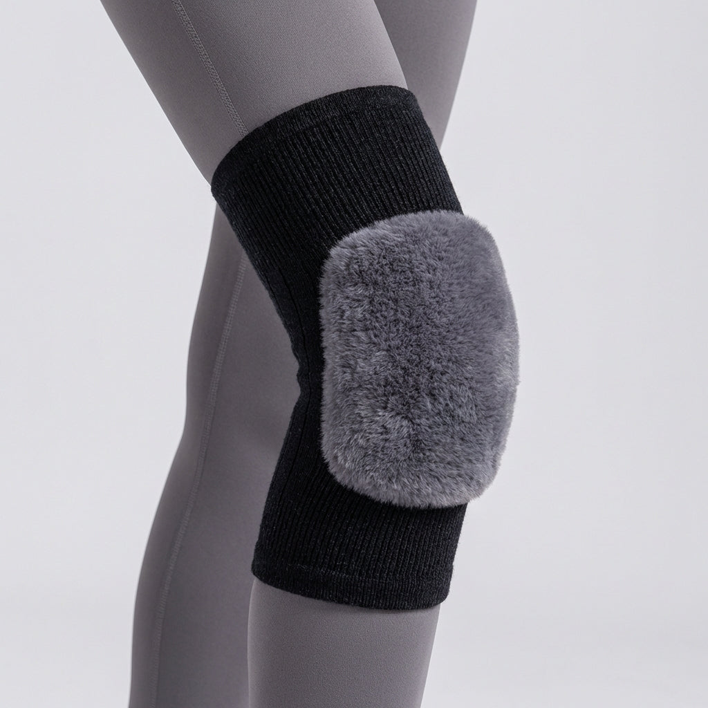 Warme Winter Knieschoner mit Polsterung und Fleecefutter