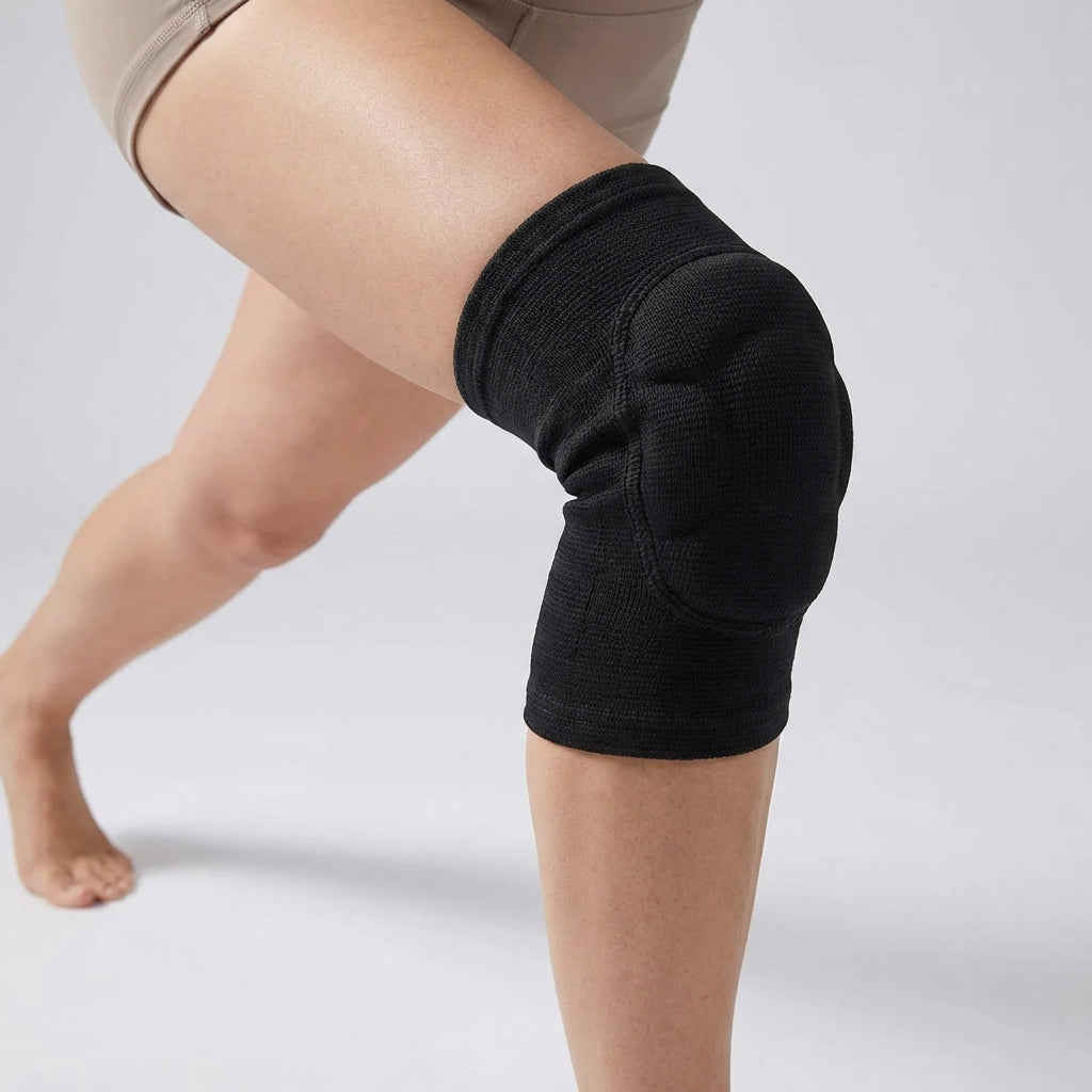 Kompressions-Kniebandage gepolstert für Sport und Training