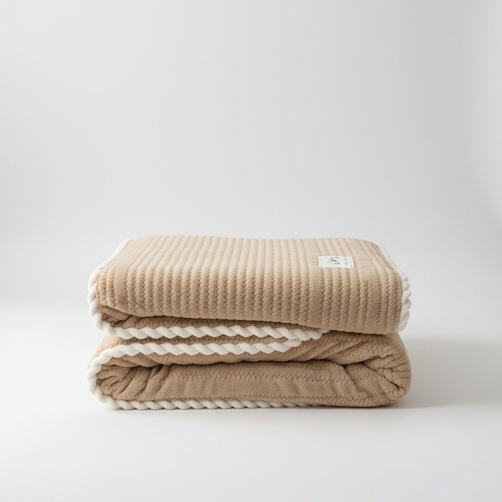 Korallenvlies Kuscheldecke pillingfrei für Sofas und Betten