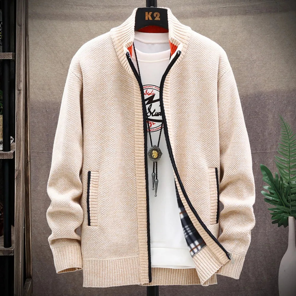 Nordspur | Knitted Zip Front Cardigan