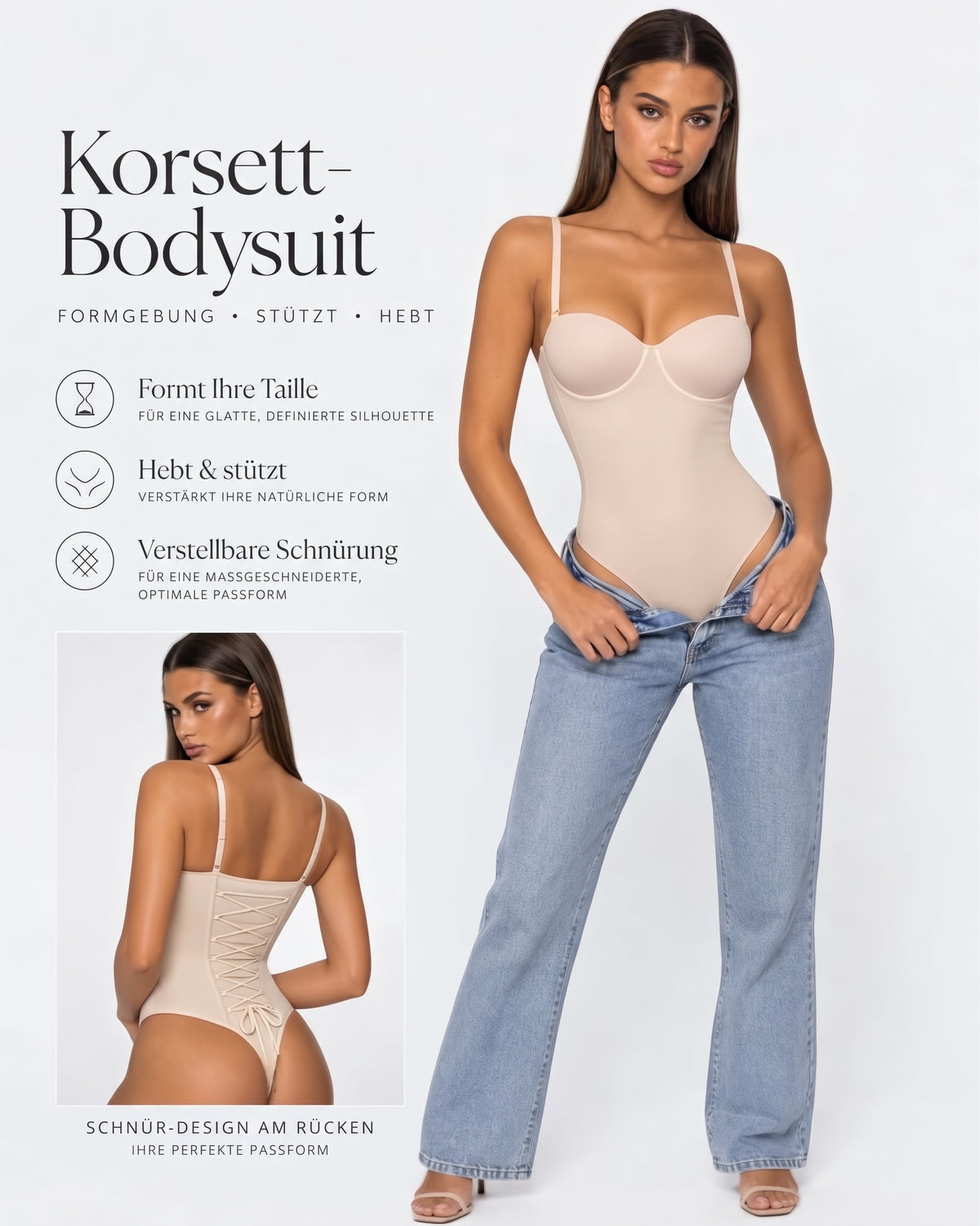 Nordspur | Korsett-Bodysuit Sanduhr