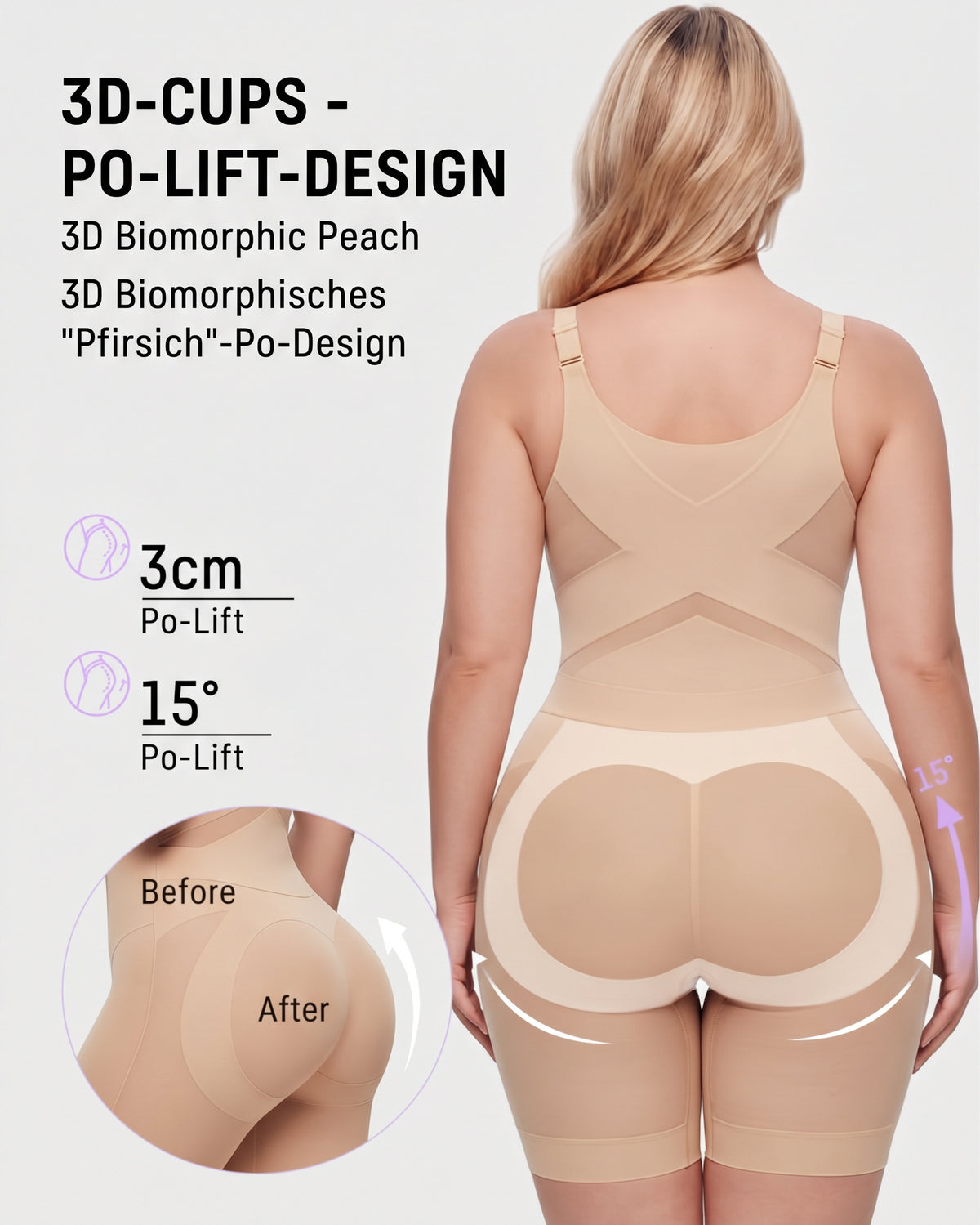 Nordspur | Kühlender nahtloser Bauchkontroll-Body