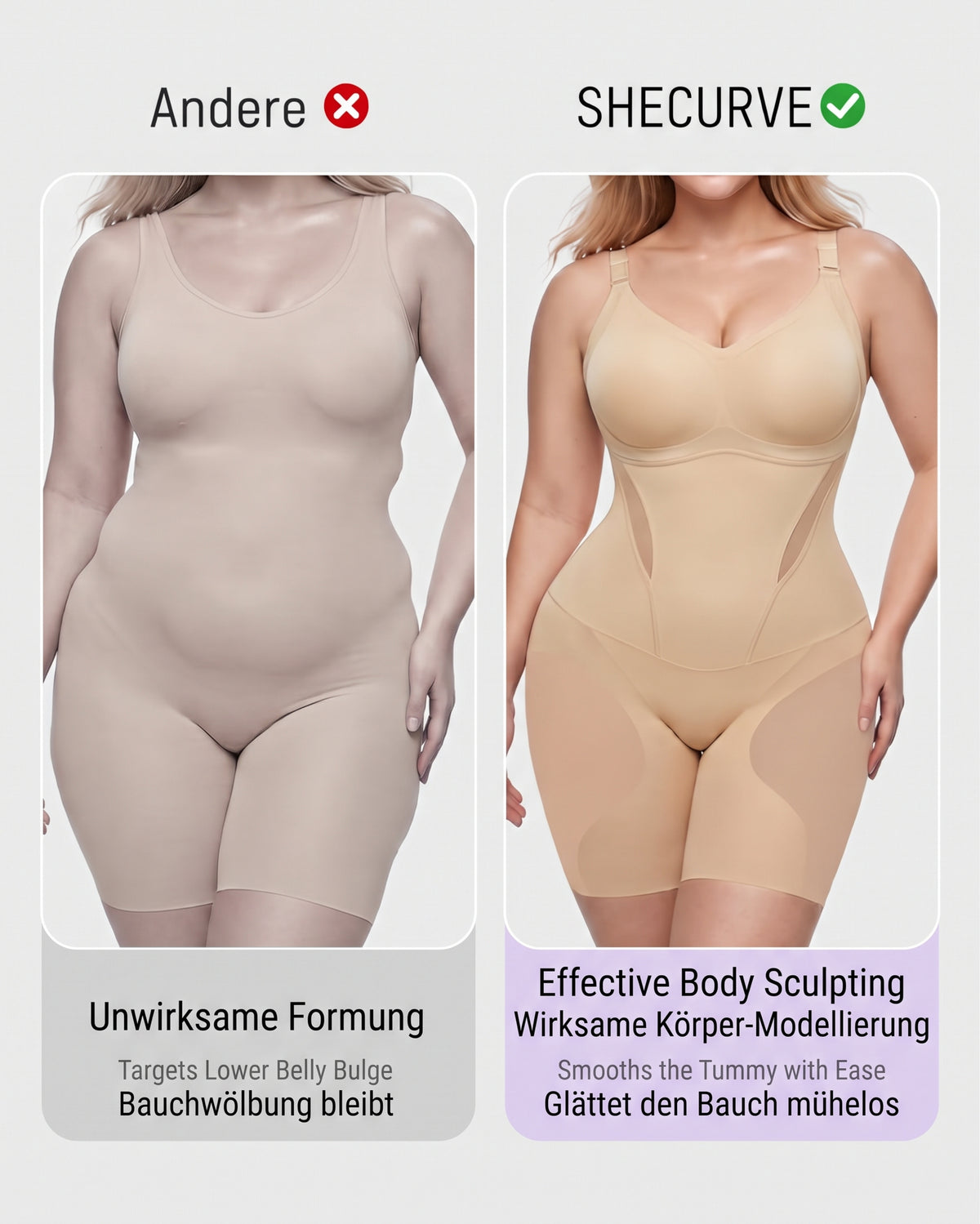 Nordspur | Kühlender nahtloser Bauchkontroll-Body