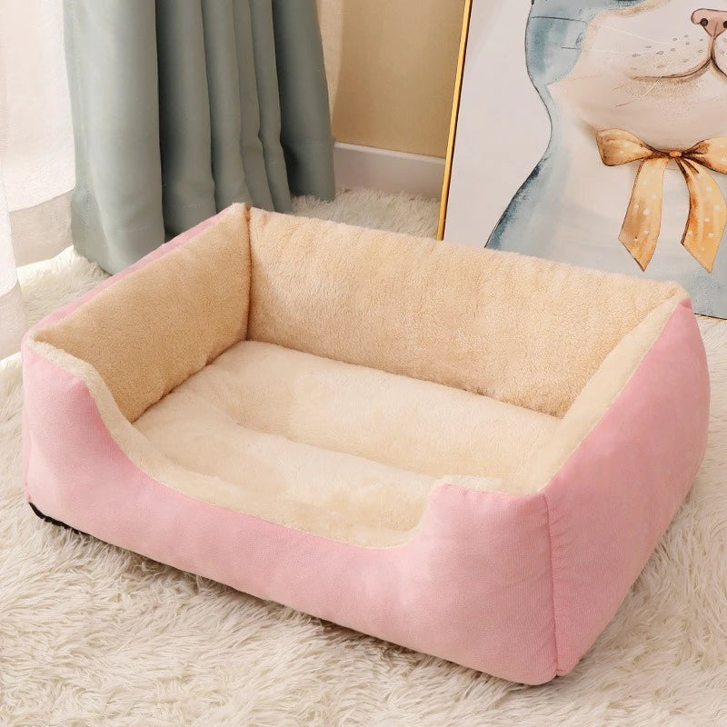 Nordspur | Kuschelvo Eckiges Hundebett Mit Hohem Rand