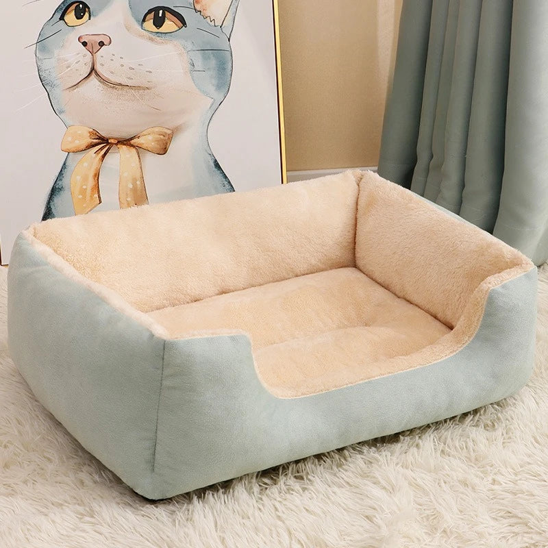 Nordspur | Kuschelvo Eckiges Hundebett Mit Hohem Rand