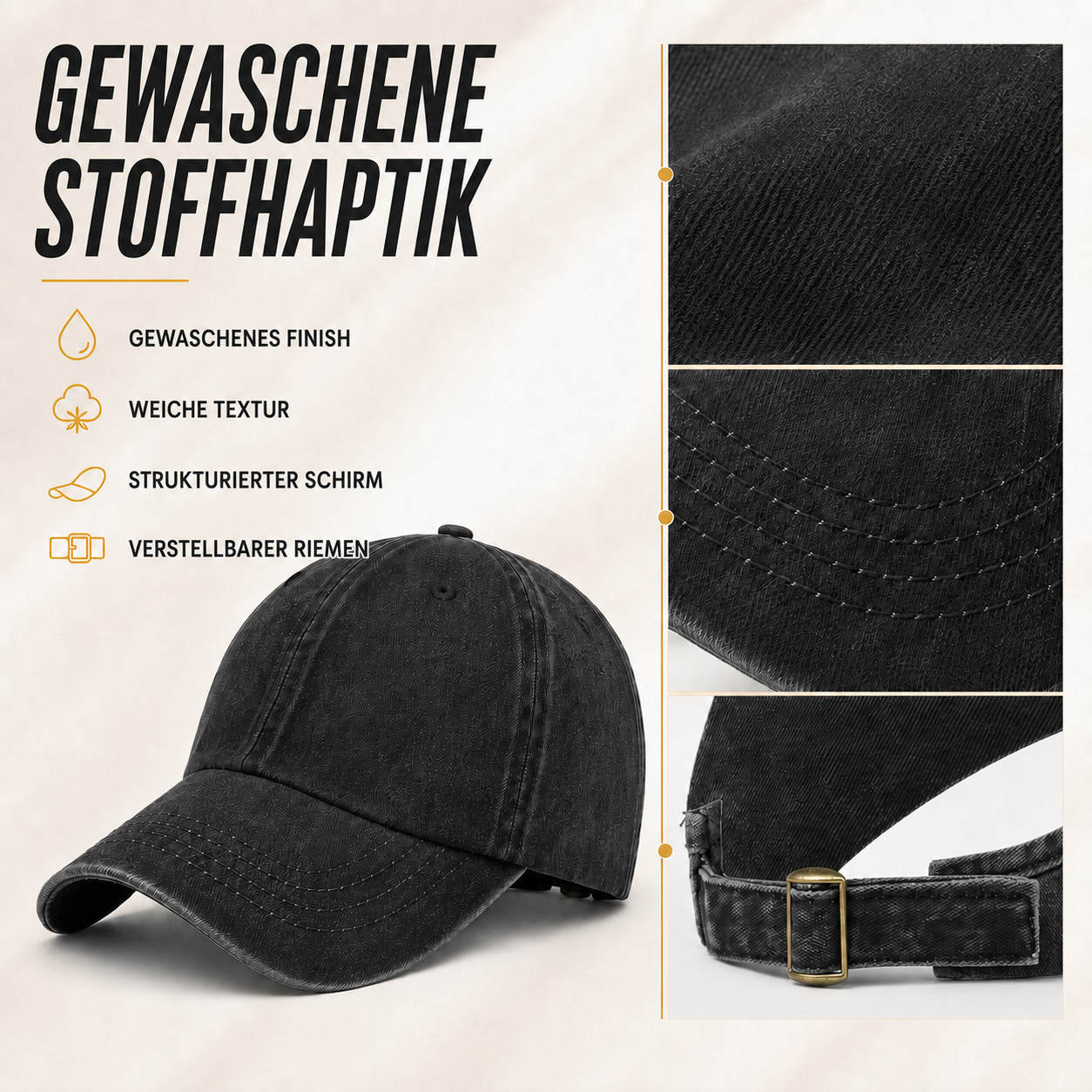 Nordspur | Kynetic Rückenfrei Baseball-Kappe