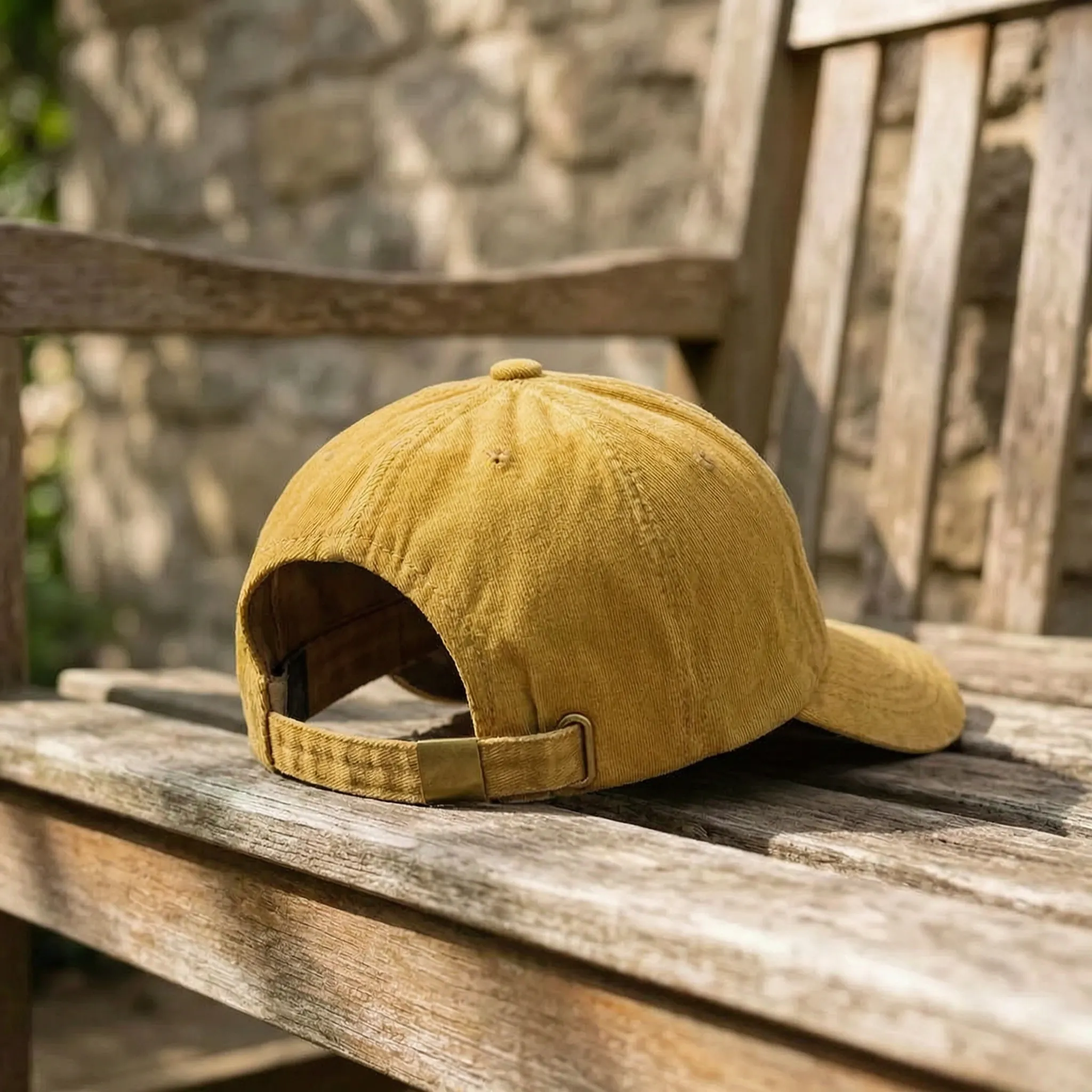 Rückenfrei Baseball-Kappe Pferdeschwanz Hochsteckfrisur Vintage-Washed