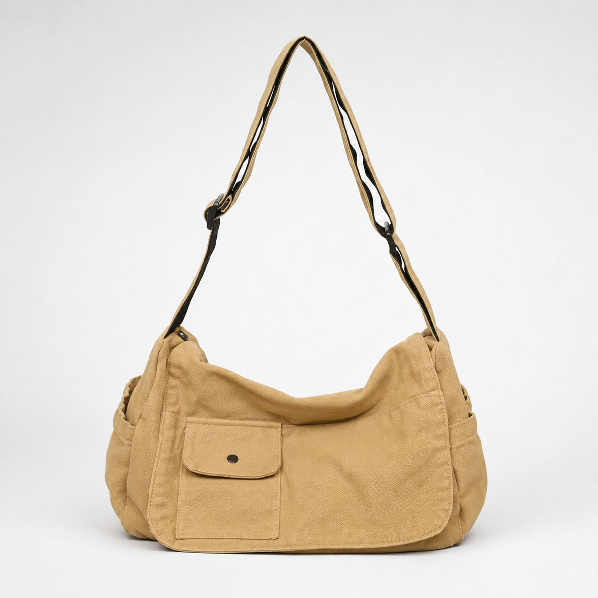 Nordspur | Große Canvas Messenger Tasche