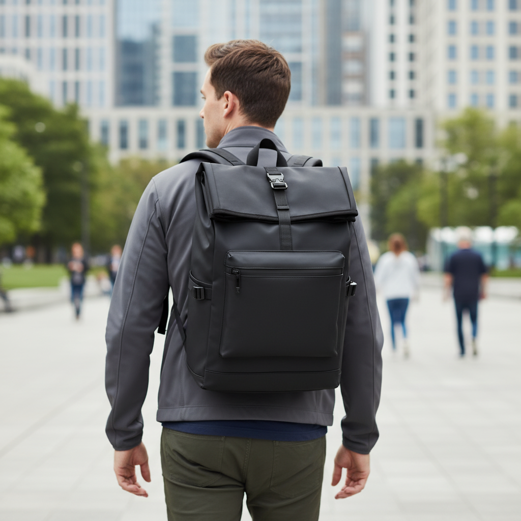 Grossraumrucksack Pendler mit gepolsterten Riemen und Organisationsfächern
