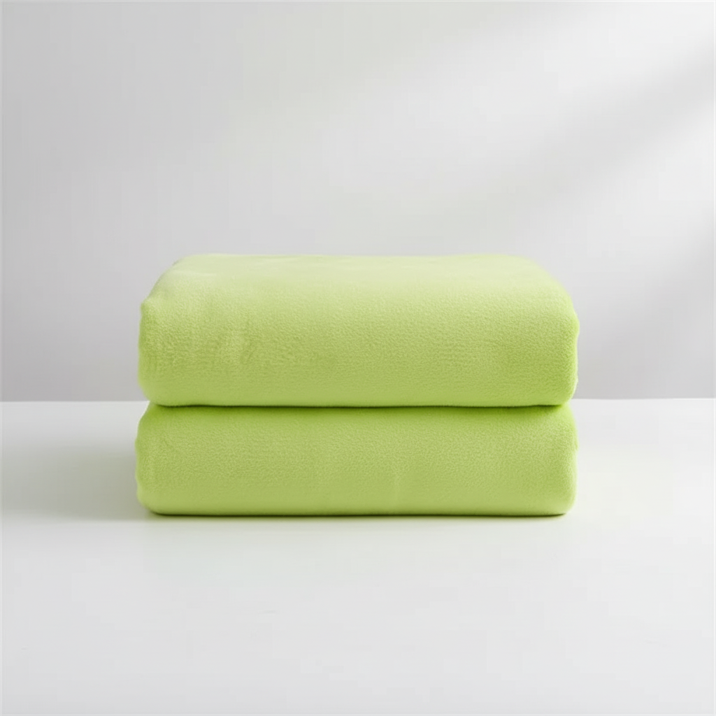 Leichte Fleece-Wurfdecke mit weicher gebürsteter Oberfläche und Pilling-Schutz