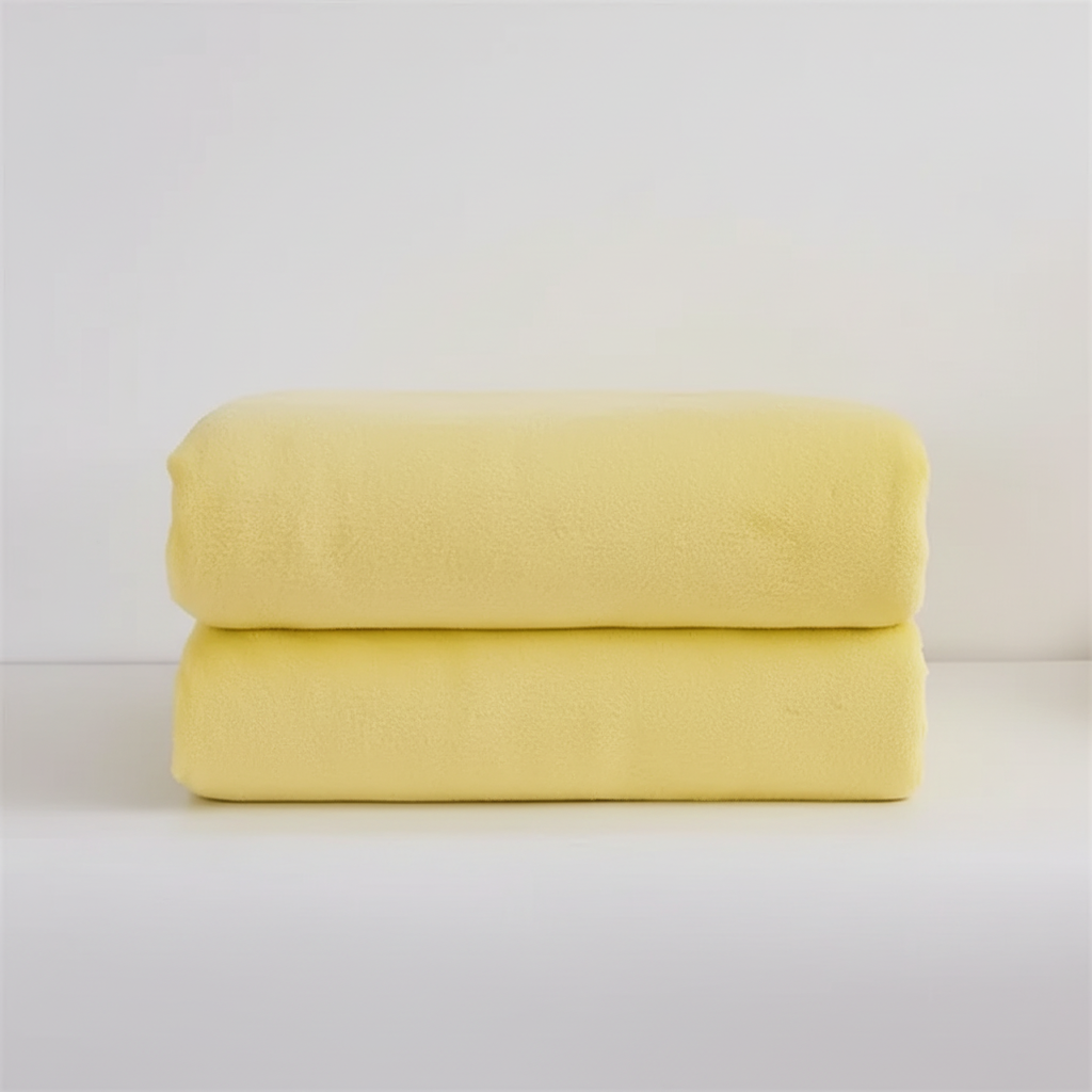 Leichte Fleece-Wurfdecke mit weicher gebürsteter Oberfläche und Pilling-Schutz