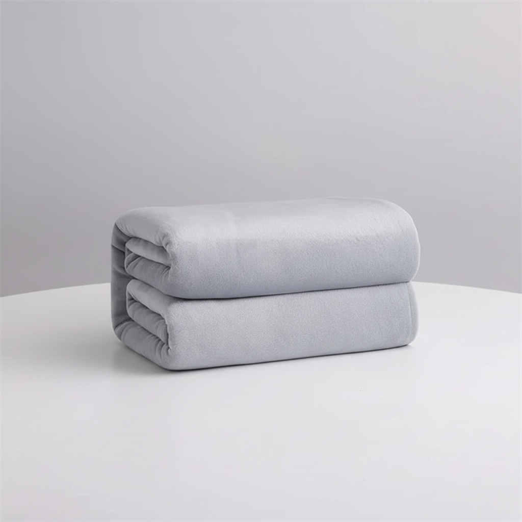 Leichte Fleece-Wurfdecke mit weicher gebürsteter Oberfläche und Pilling-Schutz