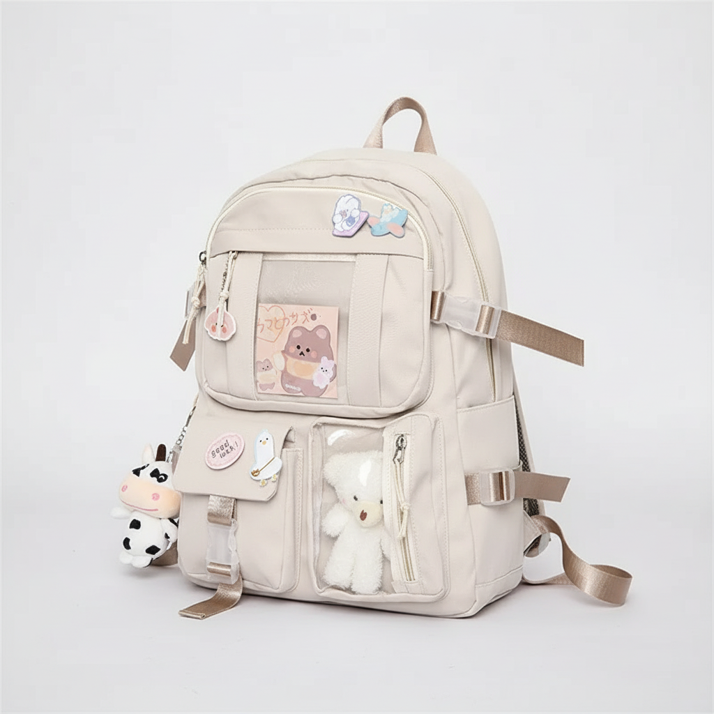 Schulrucksack mit gepolstertem Laptop-Fach und Organisationstaschen