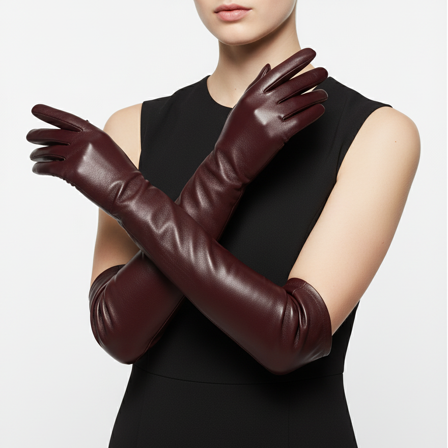 Winterhandschuhe lange Damen ellbogenlang warm isoliert