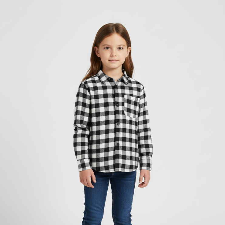 Nordspur | Long Sleeve Plaid Shirt