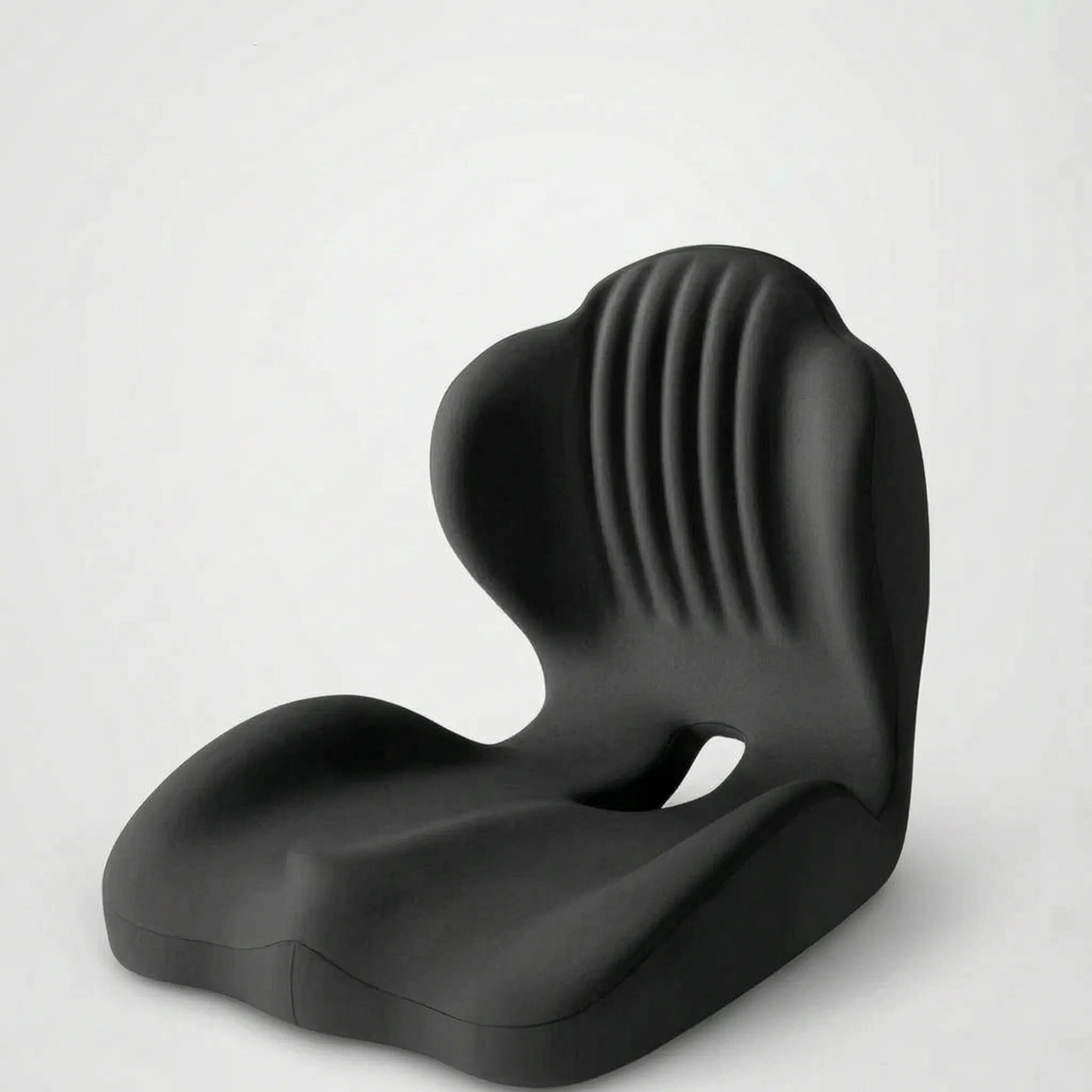 Ergonomisches Sitzkissen mit Rückenlehne rutschfeste Basis
