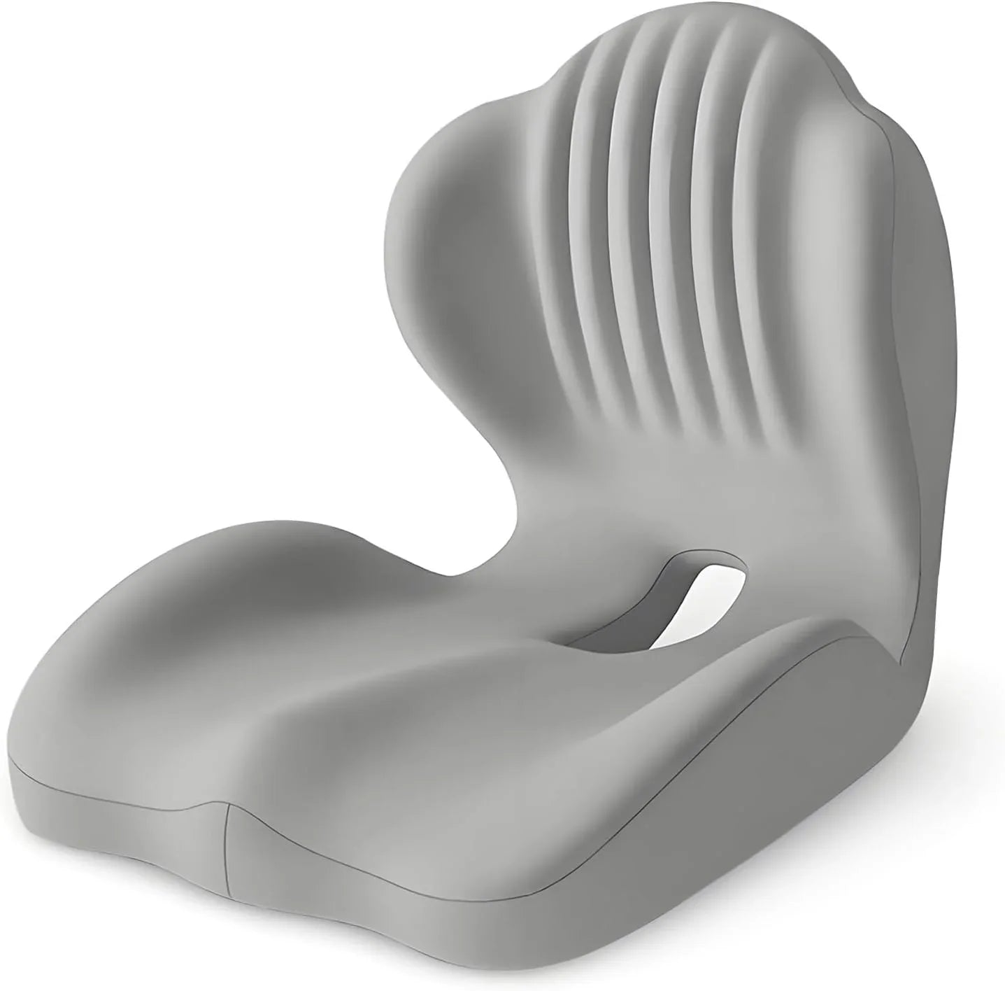 Ergonomisches Sitzkissen mit Rückenlehne rutschfeste Basis