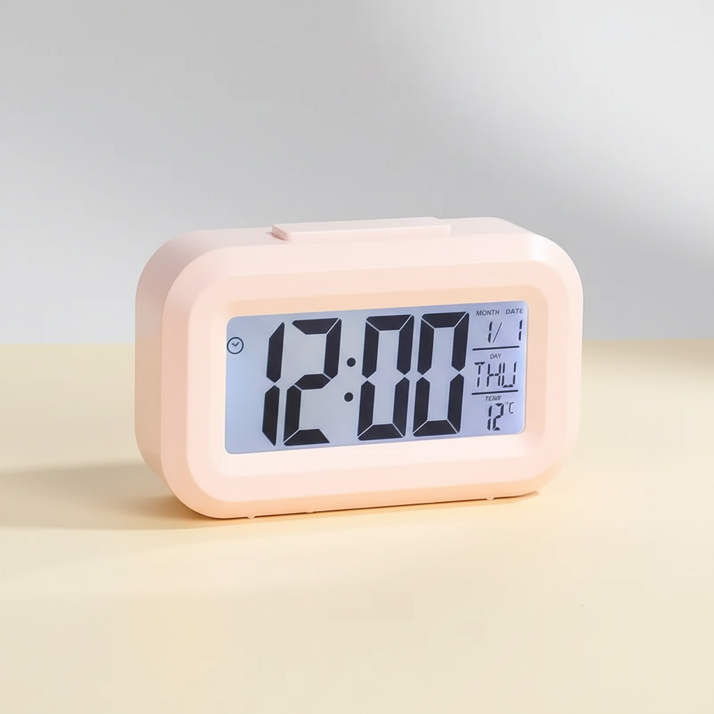 LED-Weckeruhr Batterie großes Display Schlummerfunktion Temperaturanzeige