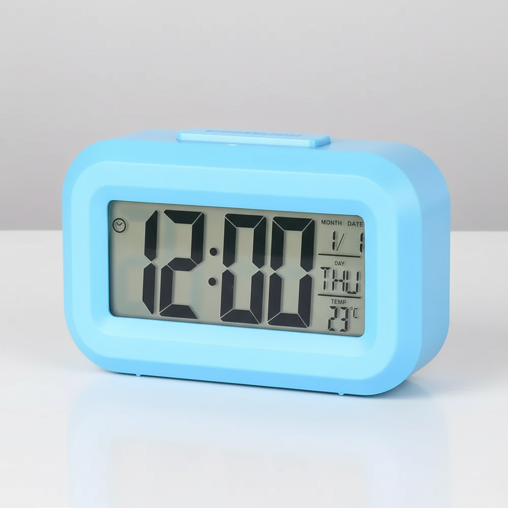 LED-Weckeruhr Batterie großes Display Schlummerfunktion Temperaturanzeige