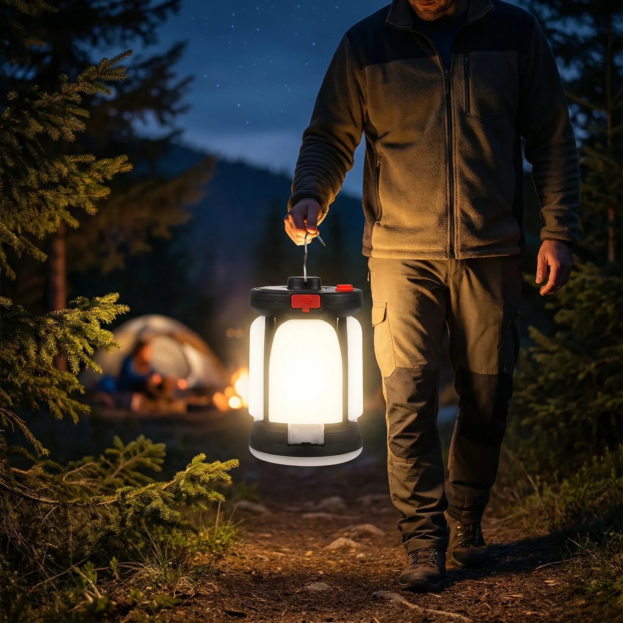 Nordspur | Lumivast Foldable Rechargeable LED Camping Lantern