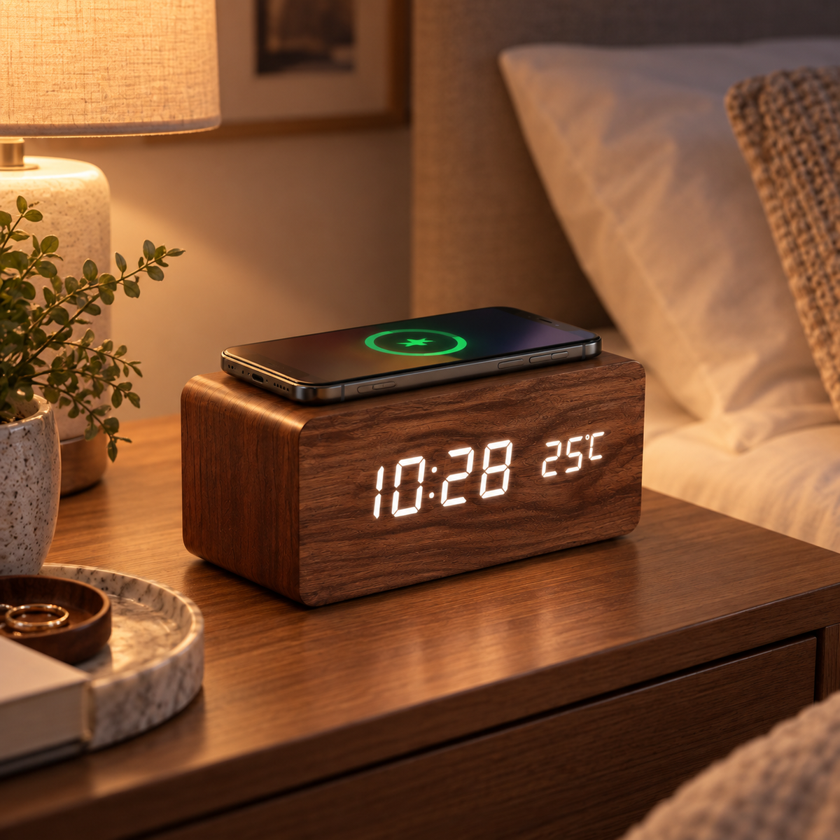 Nordspur | Lumnora Digital LED Holzwecker