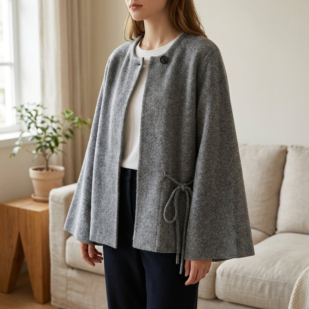 Nordspur | Lunaveil Open Sleeve Kimono Cardigan