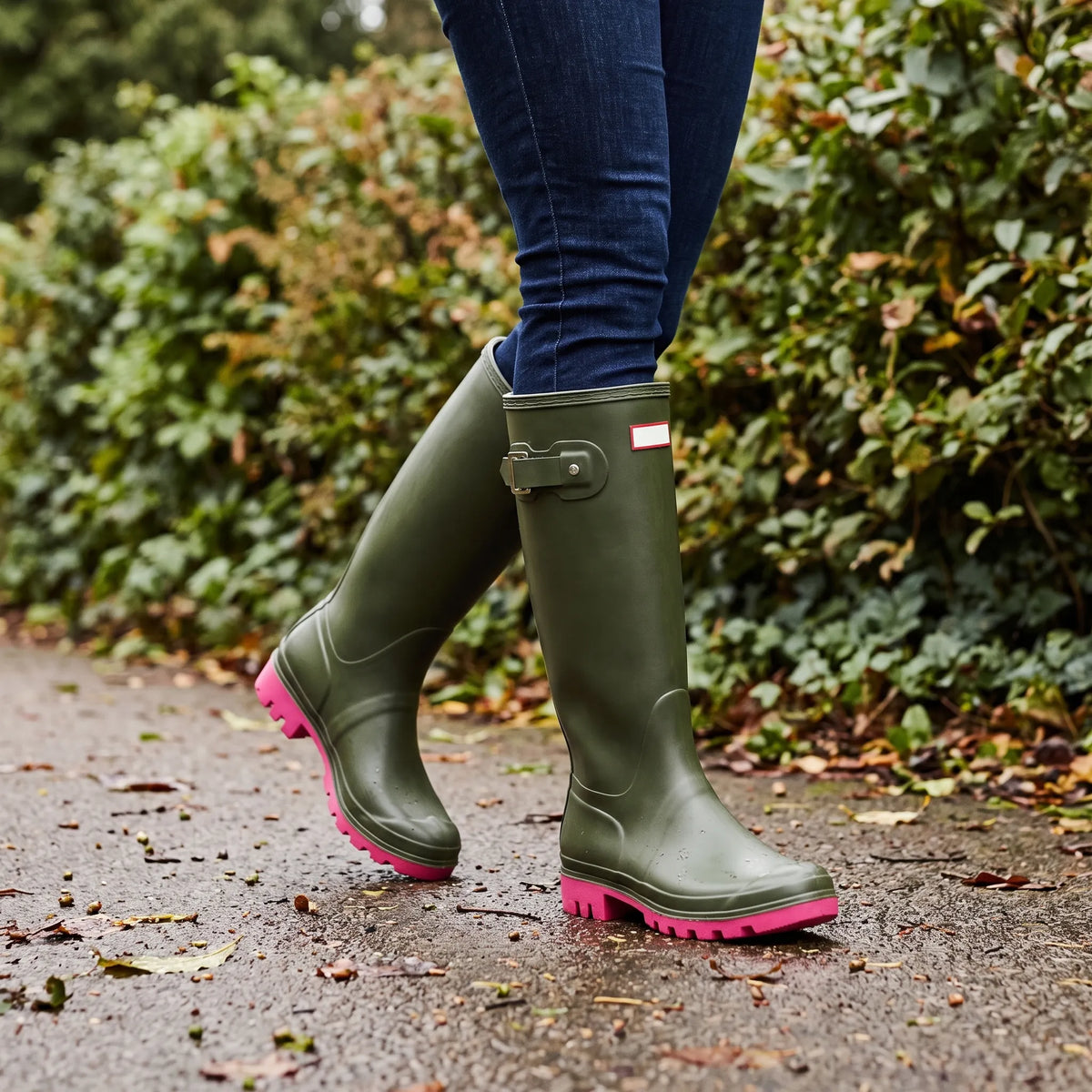 Nordspur | Lunoka Kniehohe Regenstiefel Mit Schnalle
