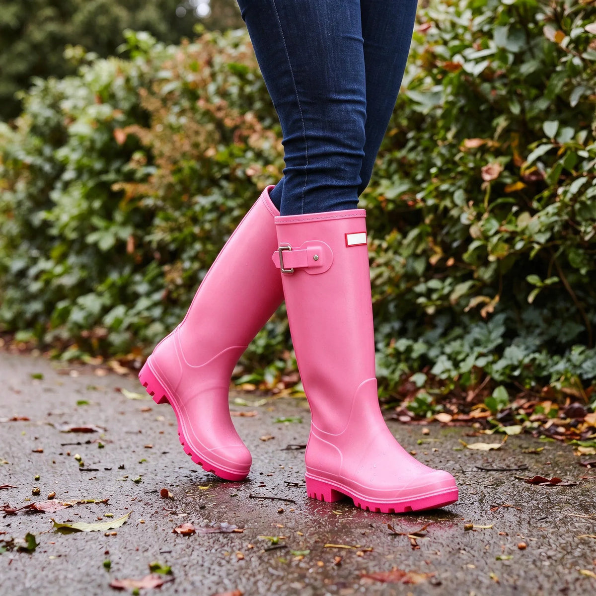 Nordspur | Lunoka Kniehohe Regenstiefel Mit Schnalle