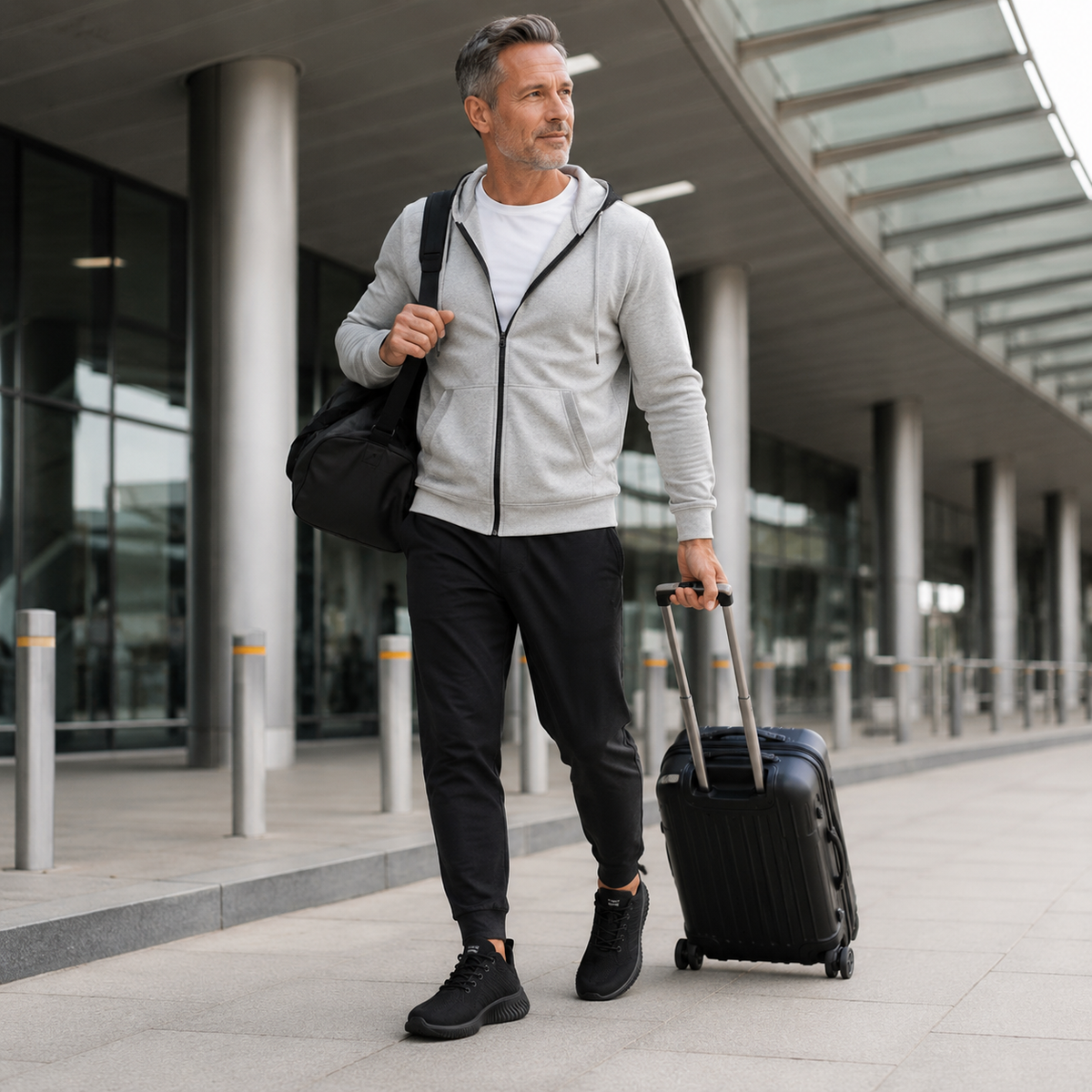 Nordspur | Luxven Leichter Schnürschuh Herren-Trainingsschuh