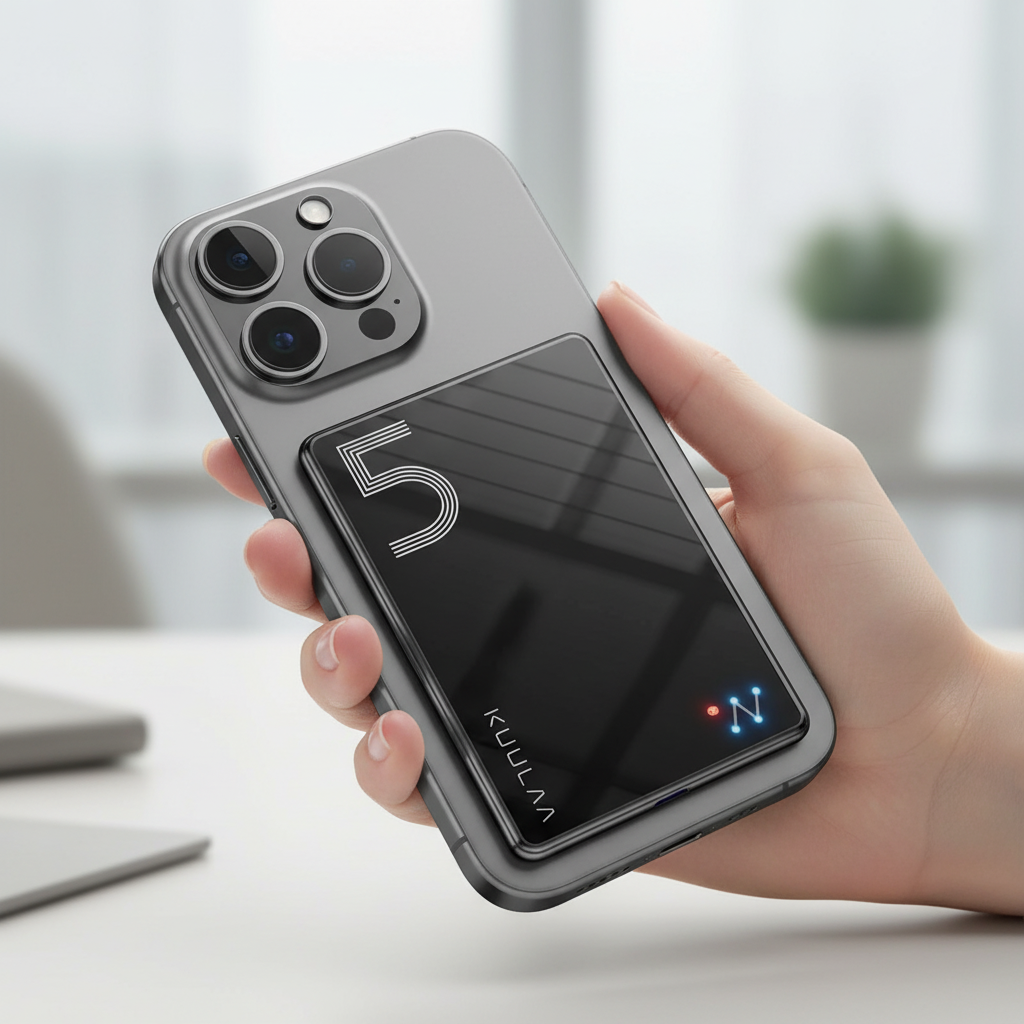 Magnetische Powerbank ultradünn mit Schnellladen und USB-C