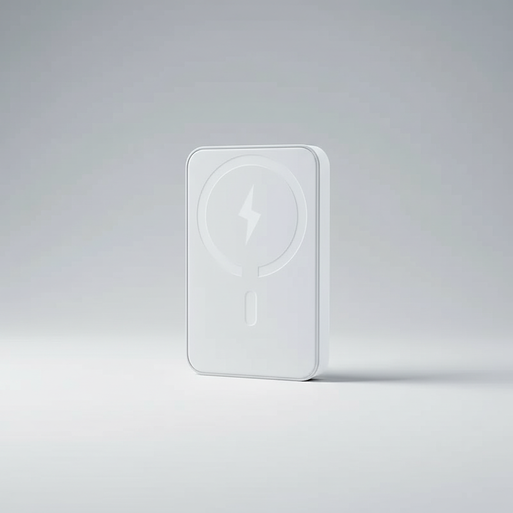 Magnetische Powerbank mit Schnellladefunktion und USB-C Lightning