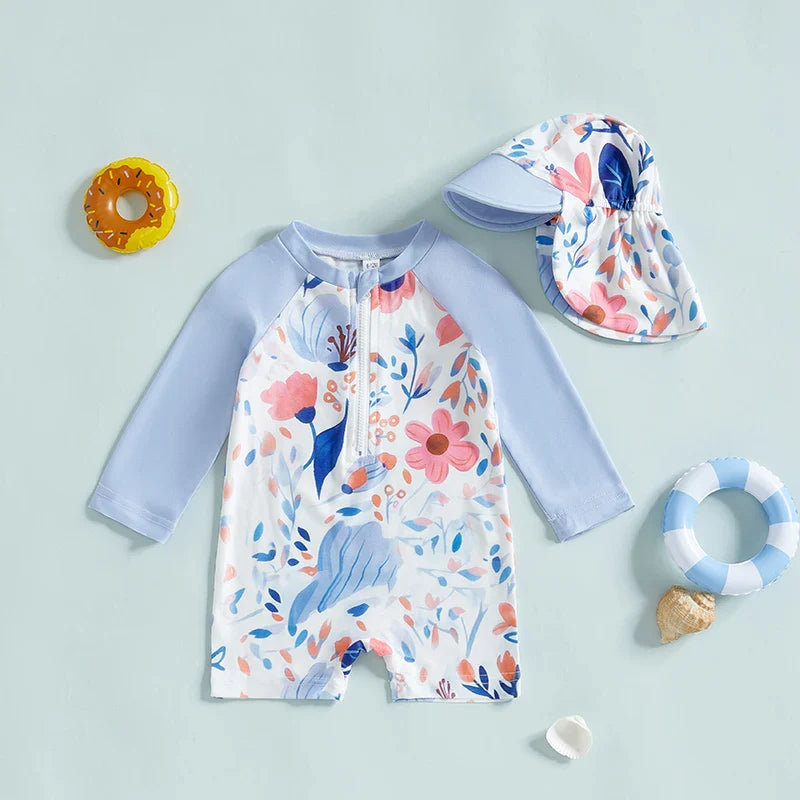 Nordspur | Maribelle Long Sleeve Toddler Swimsuit