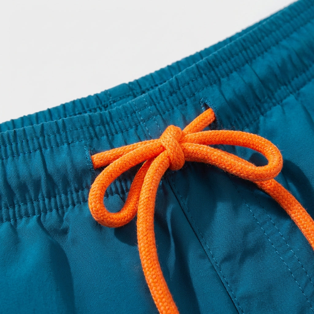Herren-Badeshorts schnelltrocknend verstellbarer Bund praktische Taschen