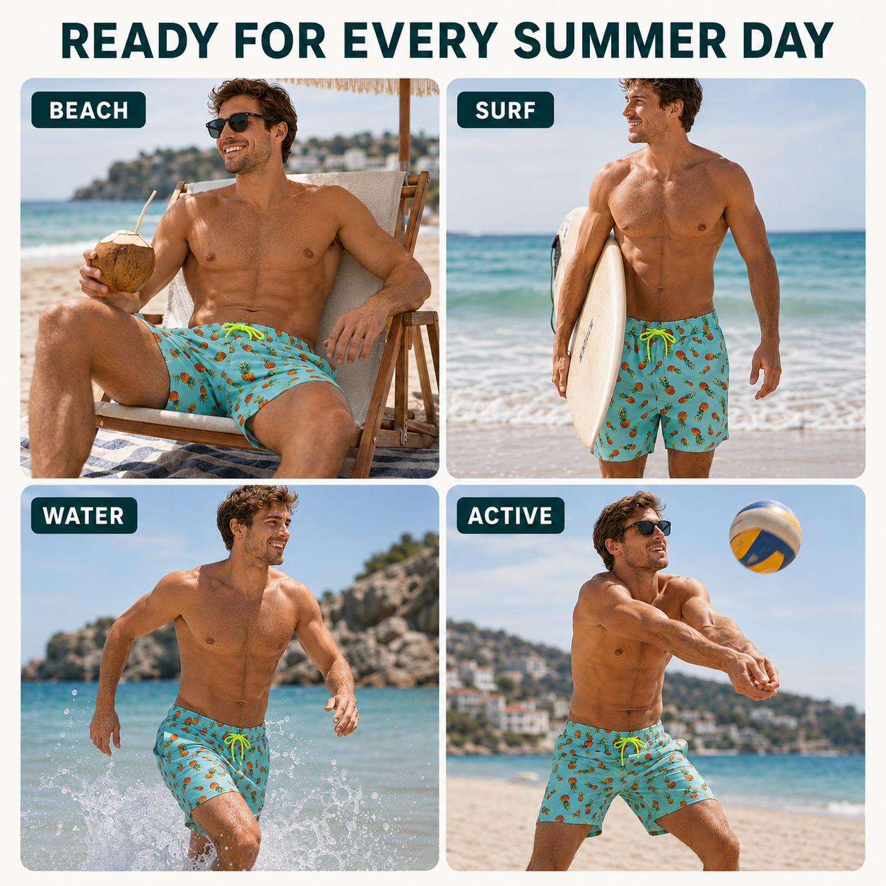 Nordspur | Marisol Schnelltrocknende Badeshorts