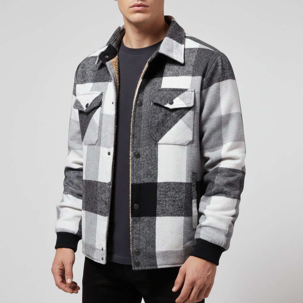 Nordspur | Men S Plaid Shirt Jacket
