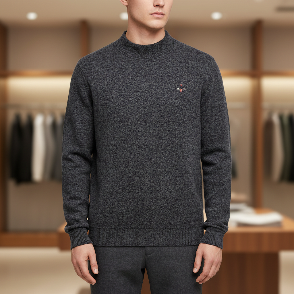 Nordspur | Men's Ribbed Collar Sweater