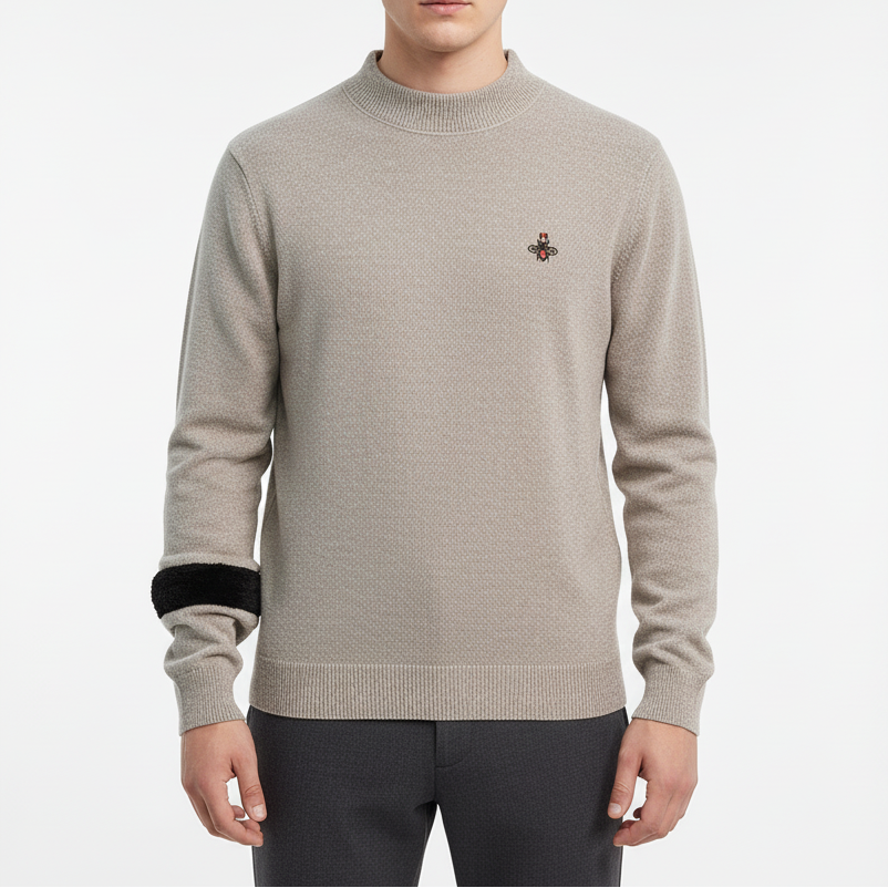 Nordspur | Men's Ribbed Collar Sweater