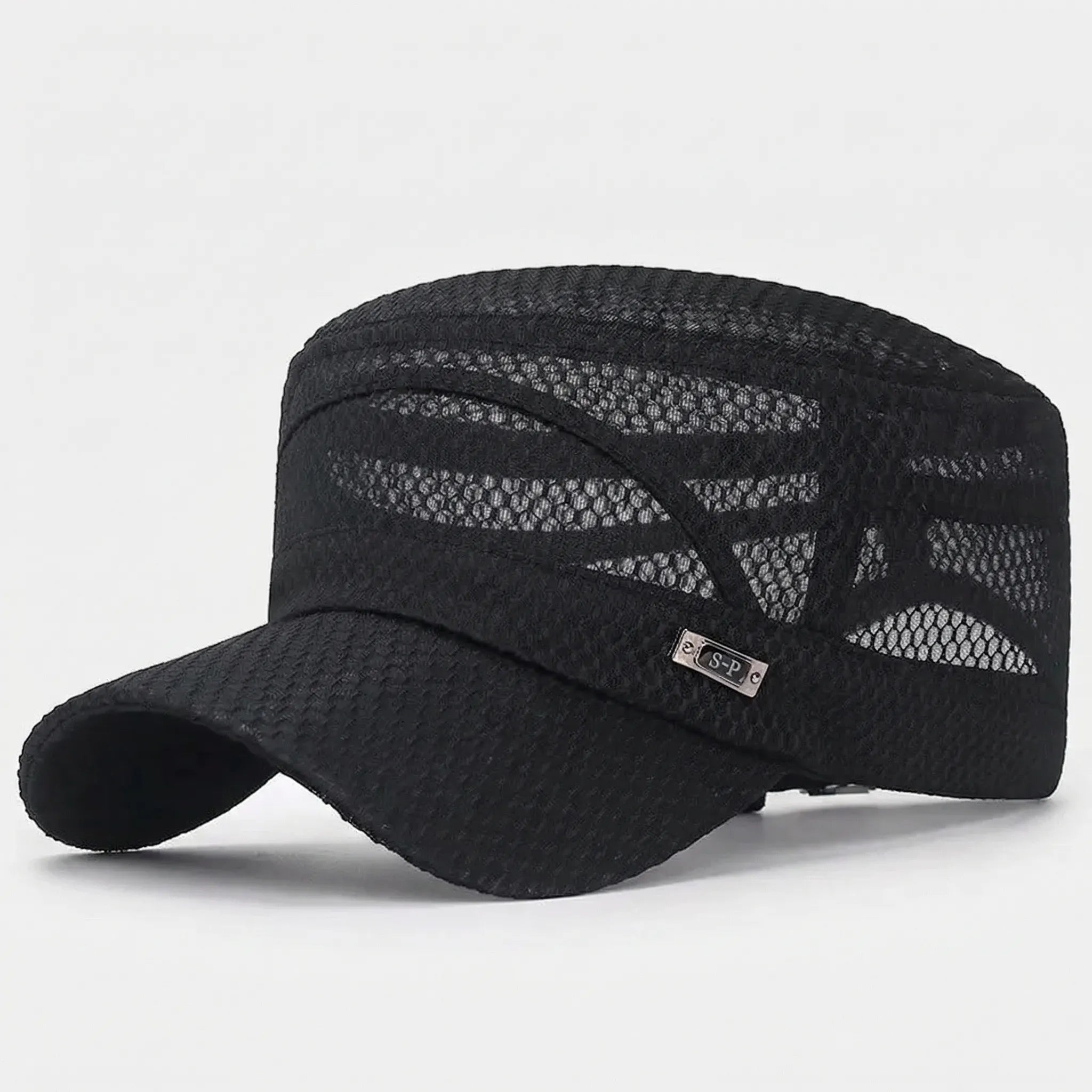 Mesh Flat-Top Kappe atmungsaktiv leicht für Sommer unisex