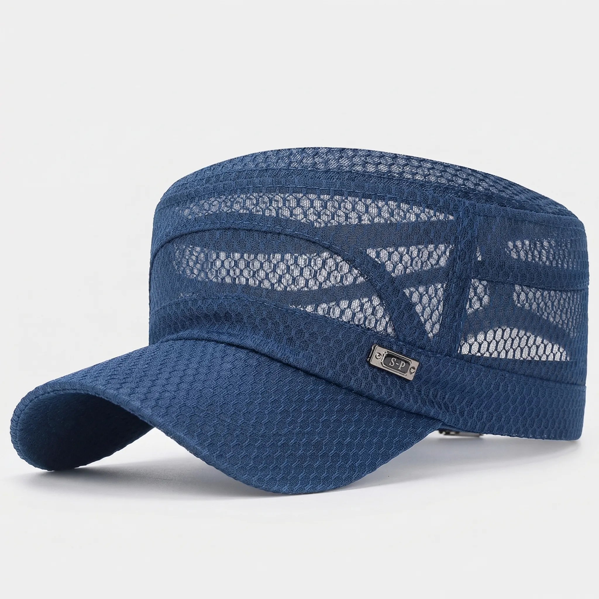 Mesh Flat-Top Kappe atmungsaktiv leicht für Sommer unisex