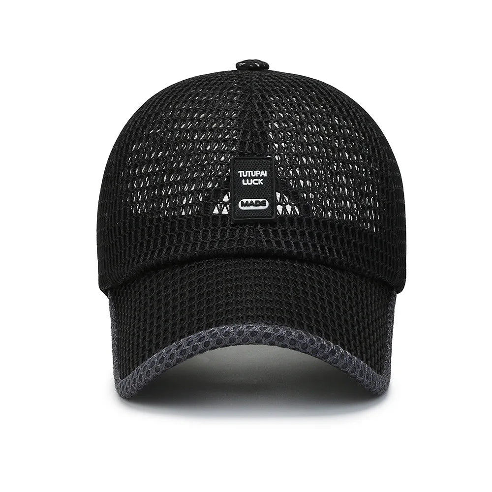 Atmungsaktive Mesh Baseball Cap für Herren mit Snapback Verschluss