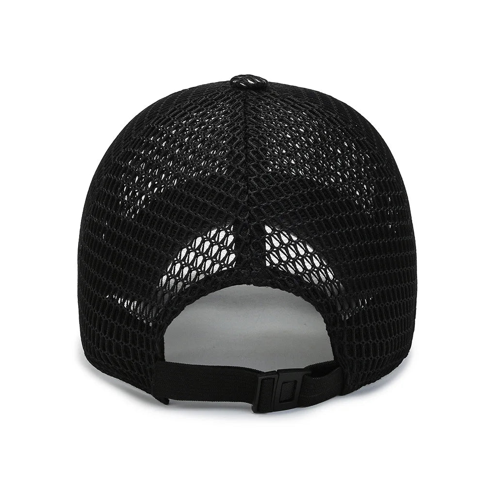 Atmungsaktive Mesh Baseball Cap für Herren mit Snapback Verschluss