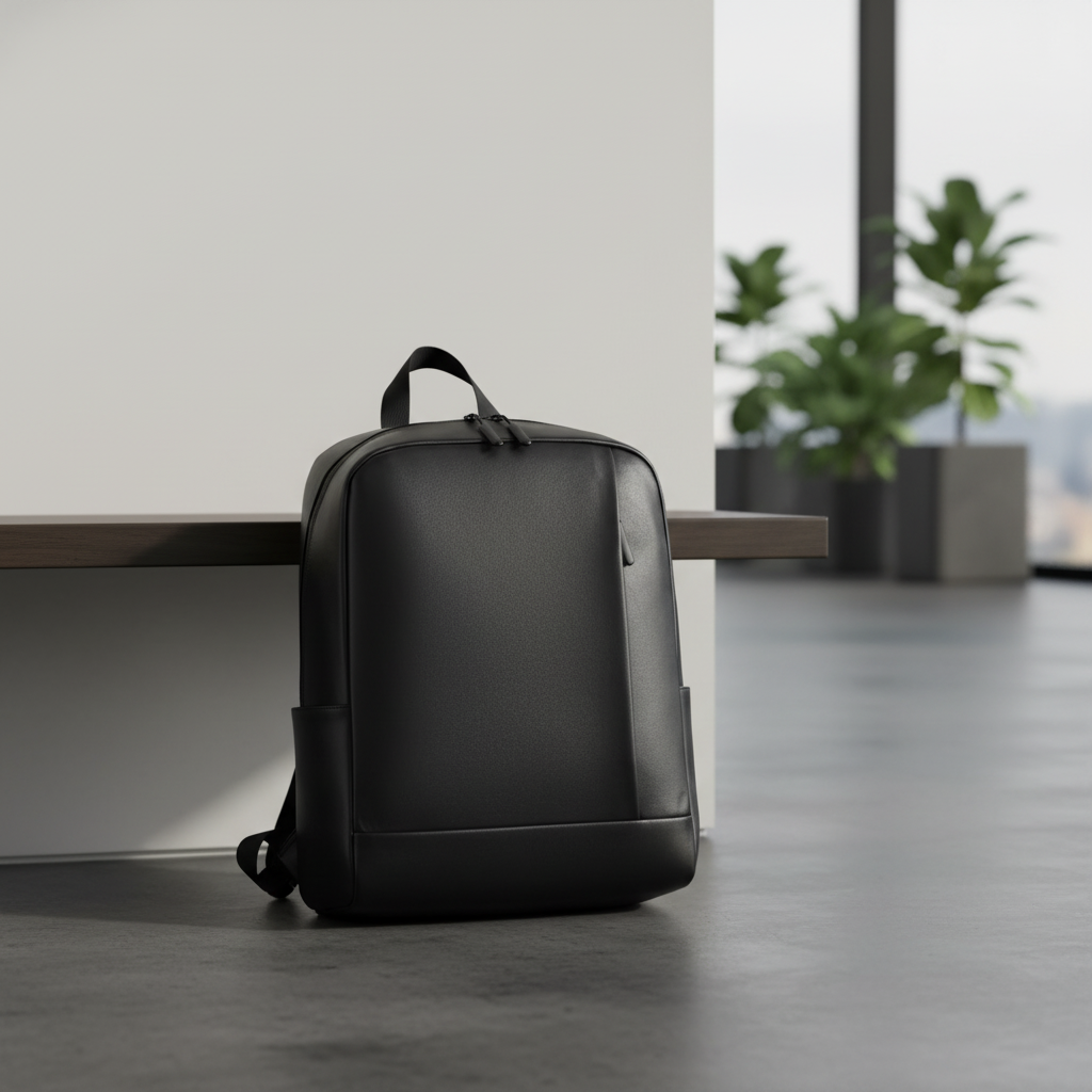 Minimalistischer Business-Rucksack spritzwasserbeständig gepolstertes Laptop-Fach