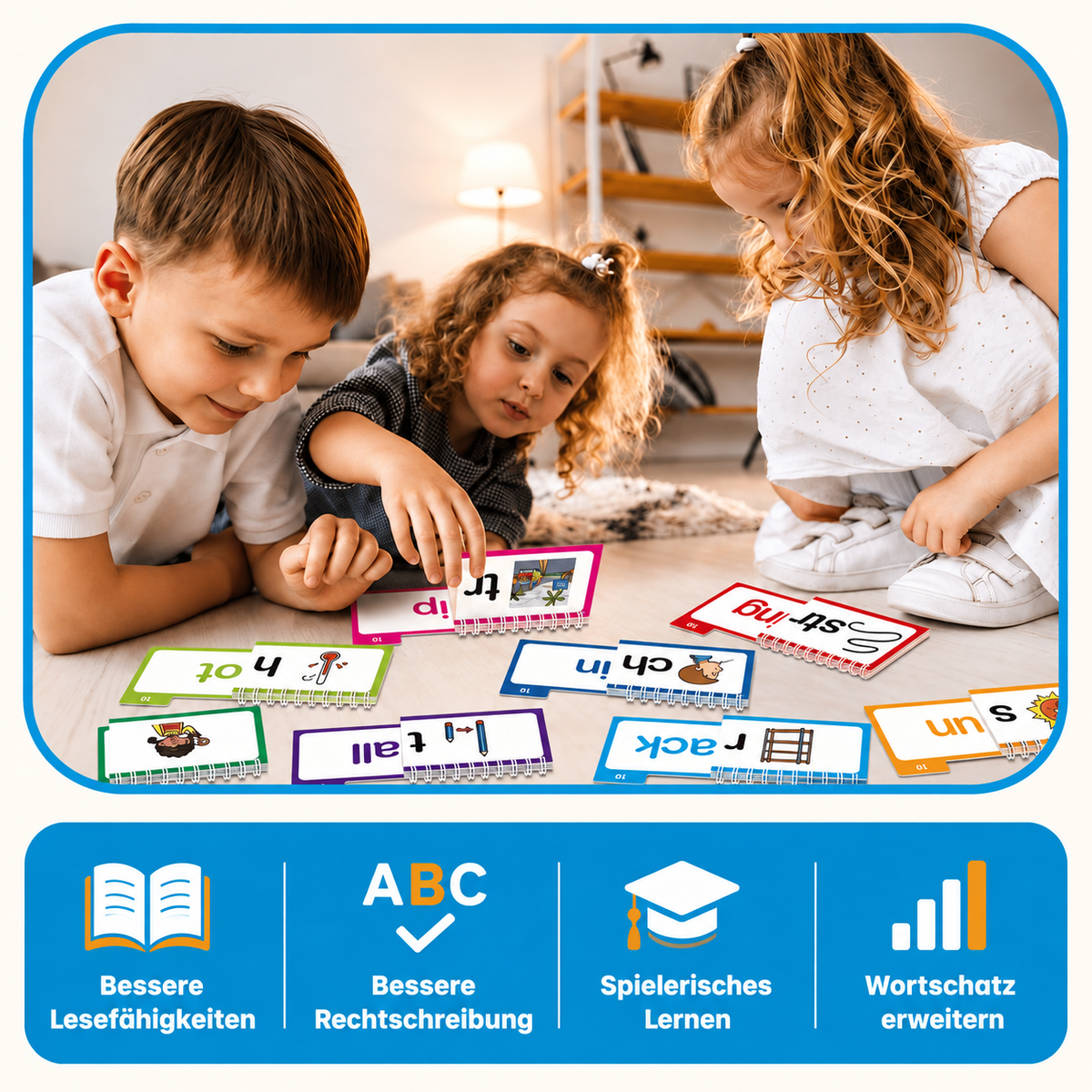 Nordspur | Montessori Wort-Flipkarten