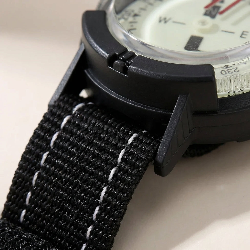 Armband-Navigationskompass mit leuchtendem Zifferblatt für Outdoor-Navigation
